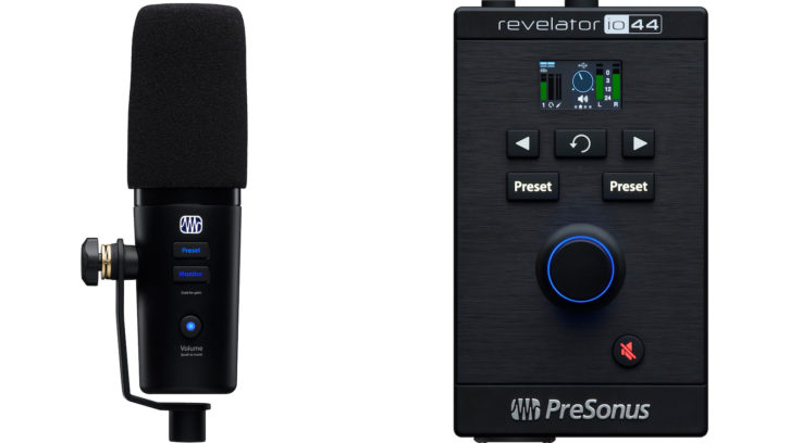 PreSonus Revelator Dynamic USB Mic and io44 Audio Interface 