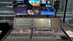 NINE Network's Lawo mc²36MkII 32-fader production console.