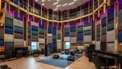 University of Otago's 1,000-square-foot, two-story-high live room.
