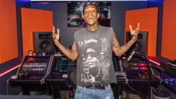 Wiz Khalifa recently rebuilt his home studio with the help of Pro Audio Design. Photo: Braden Walker