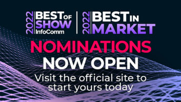 InfoComm Best of Show & Best in Market 2022 Awards
