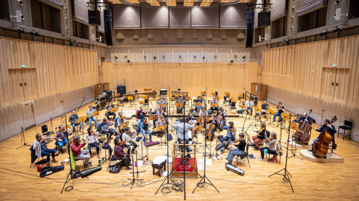 The 6,000-square-foot New Auditorium doubles as a studio live room at RSNO Centre.