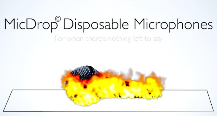 MicDrop Disposable Microphone