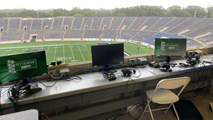 Yale Athletics recently installed an intercom system from Studio Technologies at the school’s 107-year-old football stadium, the Yale Bowl.