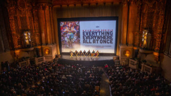 The team behind the new film 'Everything Everywhere All at Once' debuted the film at the Castro Theatre. Photo: Chris Victorio/ImageSPACE for A24
