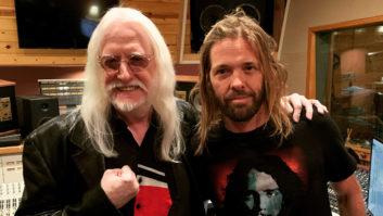 The late Taylor Hawkins (right) is one of the all-star guests on Edgar Winter’s new album, ‘Brother Johnny.’ PHOTO: Courtesy of Ross Hogarth