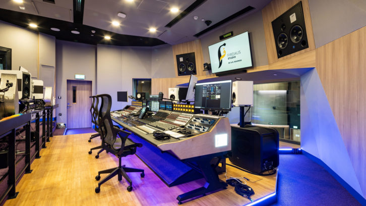 Firdaus Studio in Dubai features a 40-input Rupert Neve Designs 5088 mixing console and an Avid S6 digital control surface.