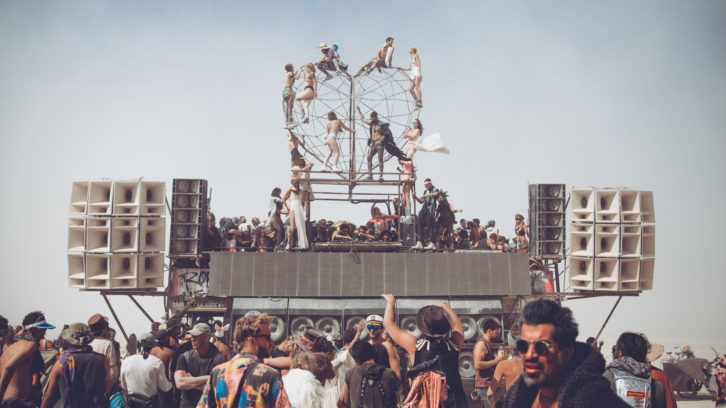 The Robot Heart bus is a mainstay of Burning Man, but now it's headed to a very different kind of wilderness—New York City’s Central Park. Photo: Christian Lamb.