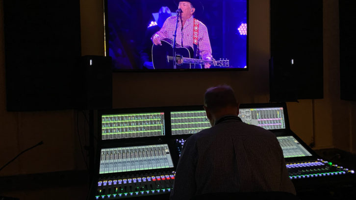 Malcolm Harper of Reelsound Recording created broadcast mixes of every concert at RodeoHouston this year on a Solid State Logic System T S500 console.