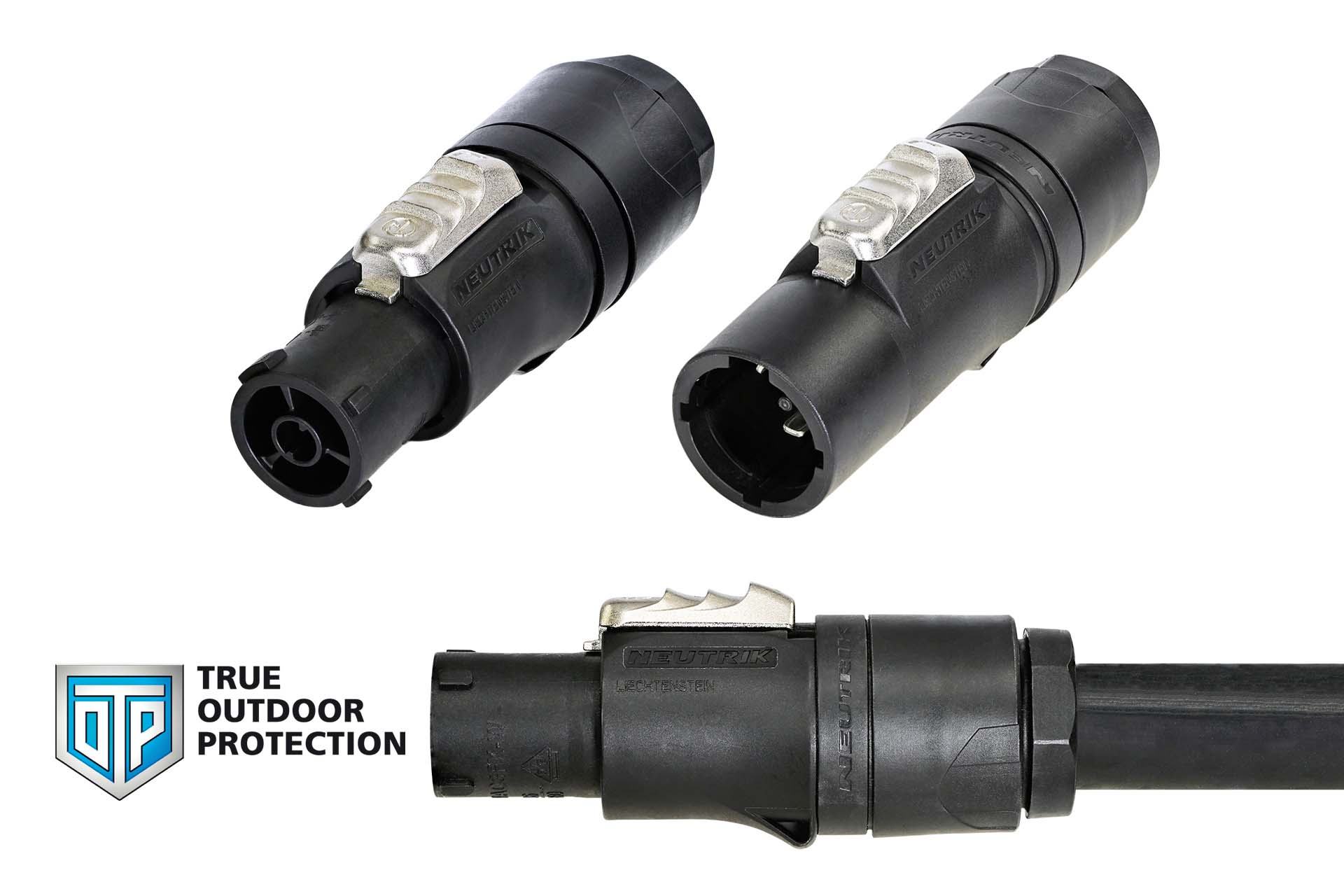 NEUTRIK introduces powerCON® TRUE1® TOP L Cable Connectors