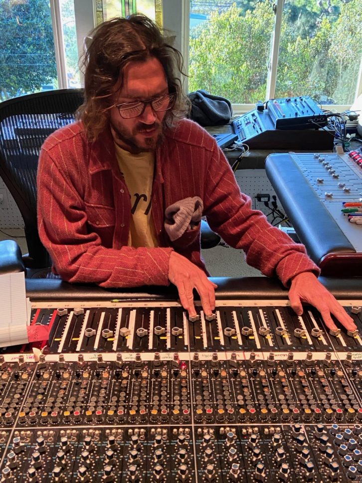 Red Hot Chili Peppers' John Frusciante at the API console.