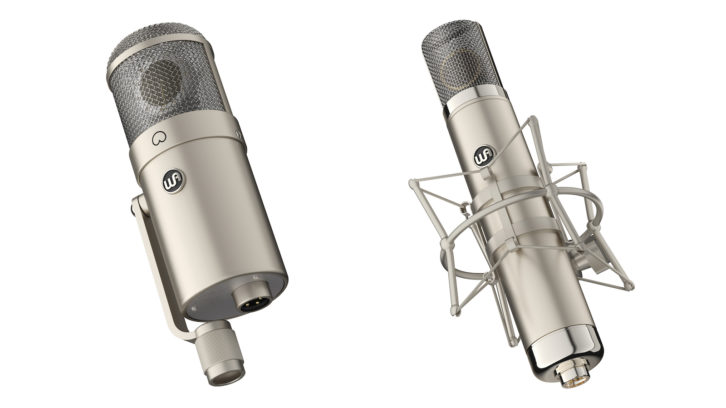 Warm Audio’s new WA-47F (left) and WA-CX12 microphones.