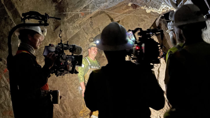 An upcoming documentary on mining challenged Sound mixer and videographer Jeff McLain—but not his gear.