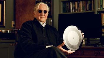 T-Bone Burnett, with a NeoFidelity Ionic Originals disc.