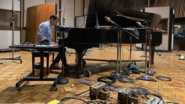 Peter Smith at the piano in United Studio A. PHOTO: Courtesy of Studio1LA.