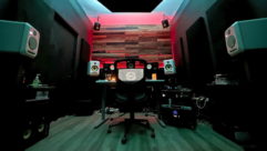 Grammy Award-winning recording and mixing engineer Javier Valverde's Dolby Atmos room.