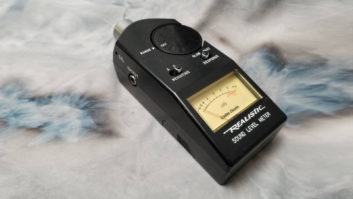 The analog RadioShack SPL meter we all remember. All Photos: Bruce Black
