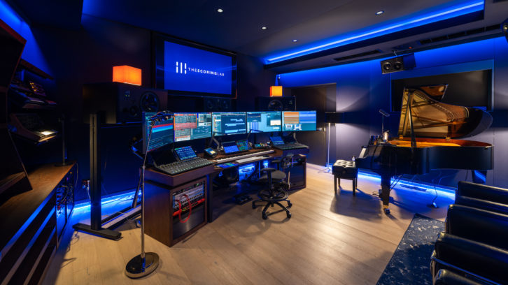 The Scoring Lab’s writing room, set up for 5.1 and 7.1 playback. PHOTO: Taiyo Watanabe