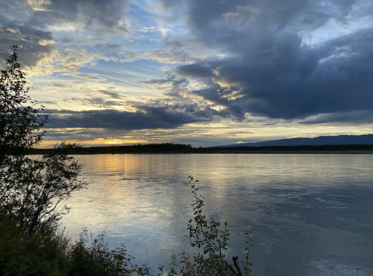 A view of the Knik River from the Old Glenn Highway.