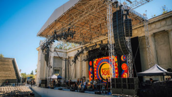 TTB sound checking for its recent show at UC Berkeley’s Greek Theatre.