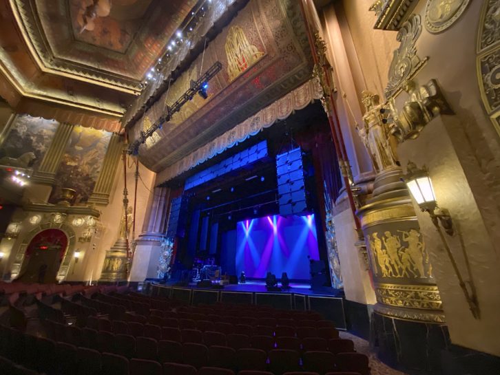 The massive Sphere Immersive Music system at New York City's Beacon Theatre. Photo: Mix.