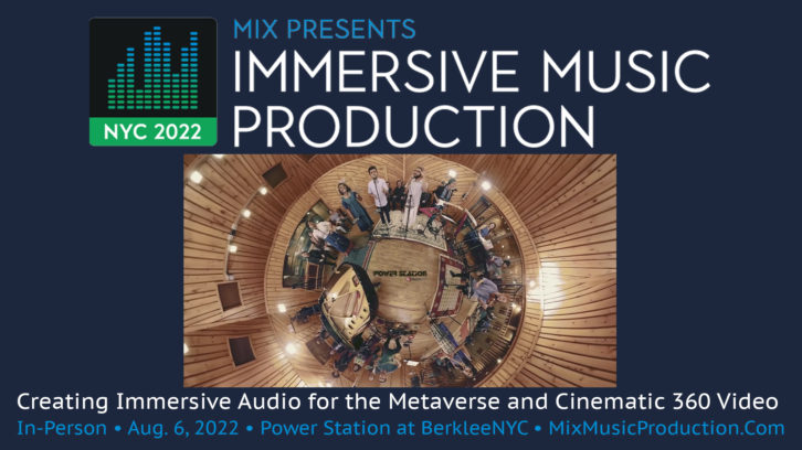 Creating Immersive Audio for the Metaverse and Cinematic 360 Video 