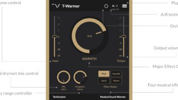 Techivation T-Warmer Harmonic Saturation Plug-In