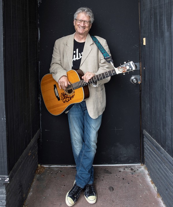 Richie Furay taking a short break from tracking outside of Blackbird Studio, Nashville.