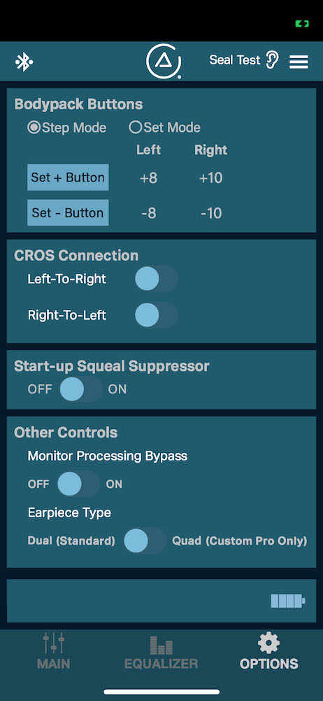 New features in the ASI Audio 3DME Gen2 are controlled along with EQ, limiting and other functions by way of a Bluetooth link with the newly updated ASI Audio App for Android and iOS. 