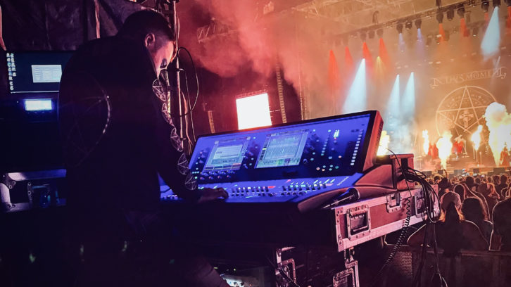 Front-of-house sound engineer Brian Hardaswick has been mixing In This Moment on an Allen & Heath dLive system throughout the group’s 2022 tour.