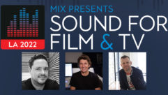 L-R: Will Files, Craig Henighan  and Julian Slater will participate in the Keynote Conversation at Mix Sound for Film & Television.