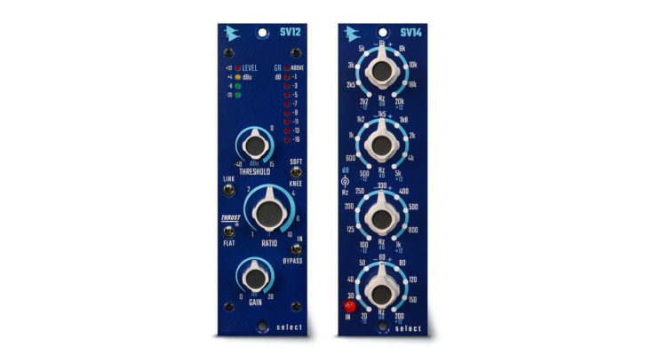 API's SV12 Compressor and SV14 4-band EQ 500 Series modules