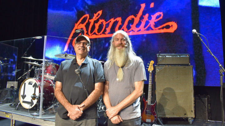 Production manager Robert Nelson (left) and FOH engineer Mark Newman helped provide continuity on the tumultuous 2022 tour.