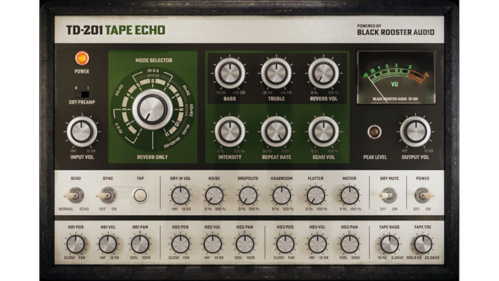 Black Rooster Audio TD-201 Tape Echo Plug-In