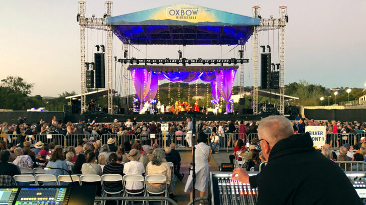 Downtown Napa’s Oxbow RiverStage brought in Sound Image Productions in to provide all audio for the event, including an EAW P.A. 
