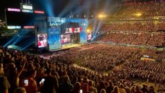 Clair Global’s Cohesion P.A. covered all 57,211 fans at the sold-out Nissan Stadium show in Nashville.