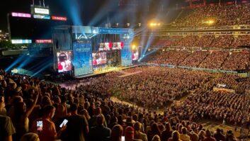 Clair Global’s Cohesion P.A. covered all 57,211 fans at the sold-out Nissan Stadium show in Nashville.