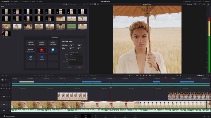 DaVinci Resolve 18.1 update