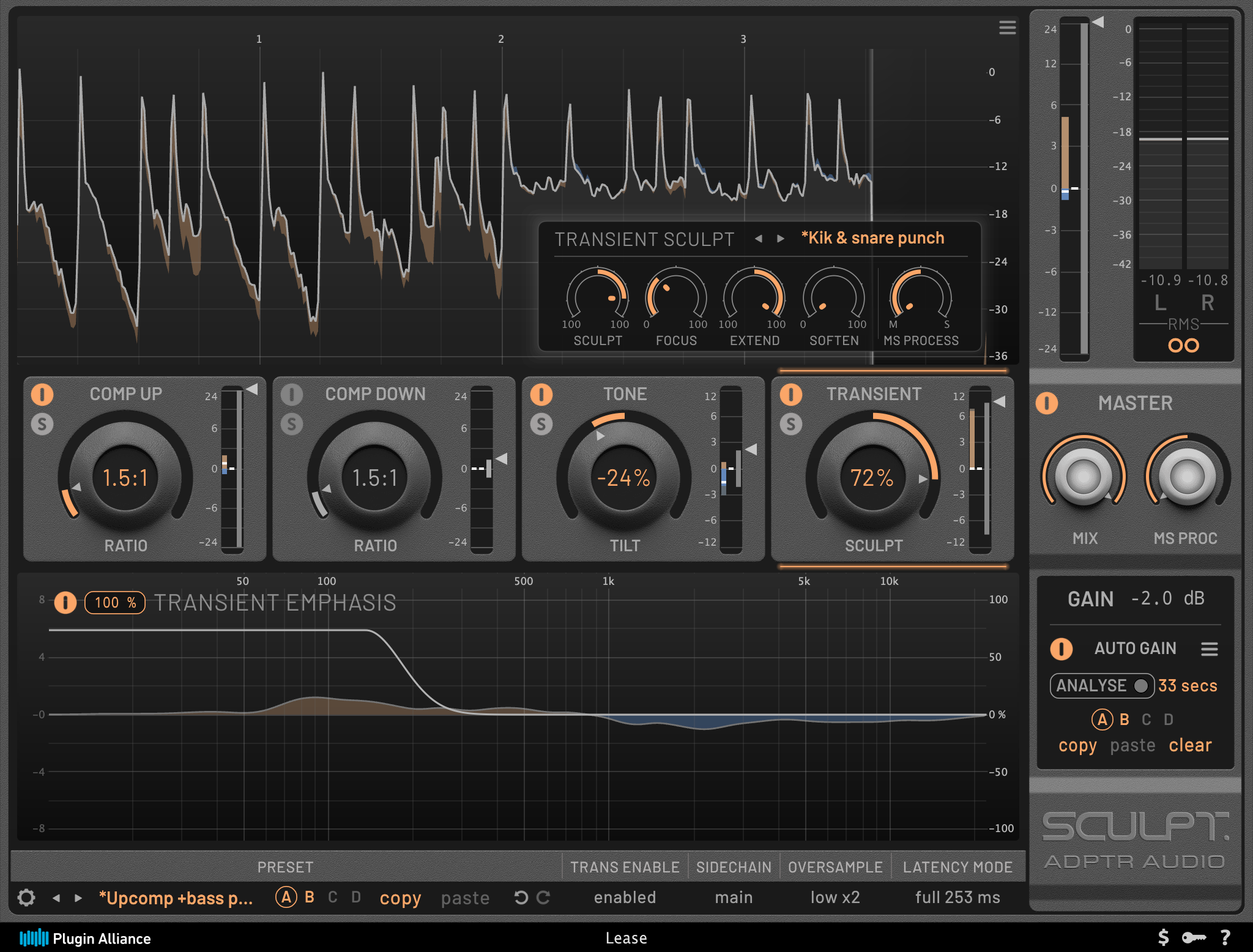 Tone vst. ADPTR Sculpt VST. Plugin Alliance - ADPTR Sculpt. Диски VST. Oversampled.pancz.