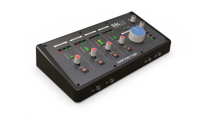 SSL 12 audio interface. 