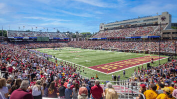 Boston College’s 44,500-capacity Alumni Stadium recently got a complete audio overhaul.