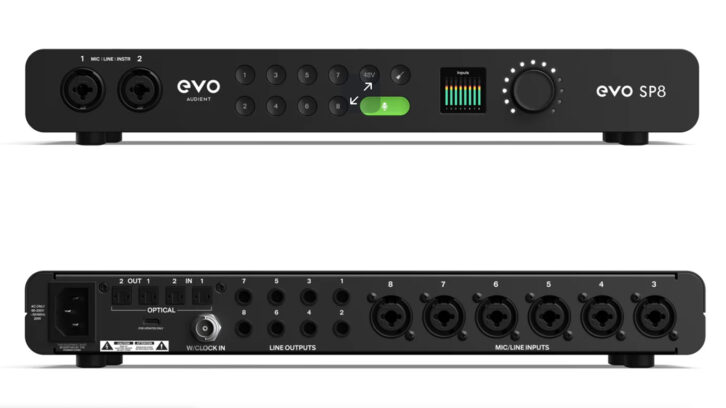 Audient EVO SP8 8-Channel Smart Mic Preamp