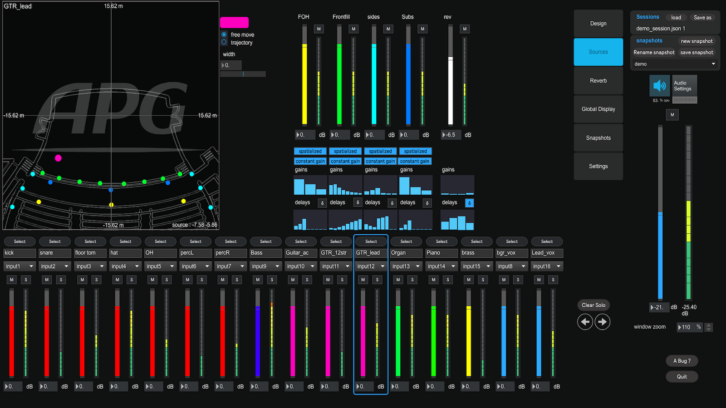 APG will unveil NESS, a free live-sound spatialization software, at ISE later this month.