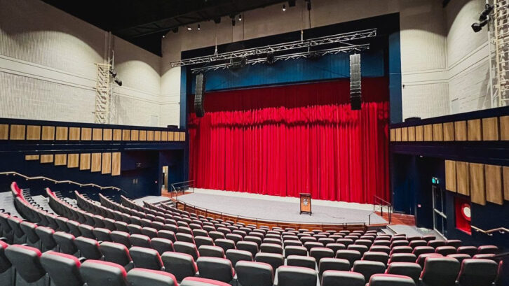 Shore School in Sydney, Australia recently upgraded its auditorium with a new Adamson Systems Engineering CS-Series line array.