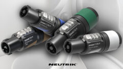 Neutrik Americas has introduced its new XX Series featuring powerCON blue/grey and speakON 2- and 4-pole cable connectors.