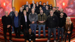 Some of the audio team members behind The 65th Annual Grammy Awards. Photograph courtesy of The Recording Academy®/Getty Images. © 2023 Photograph by Kevin Winter.