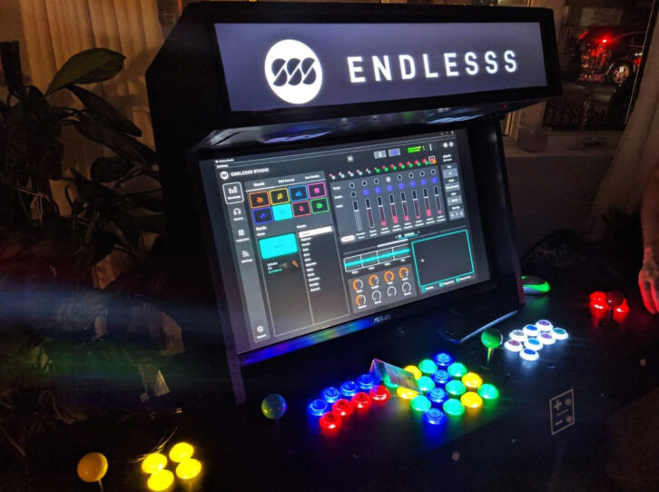 Beat Machine merges a variety of videogame and music-production controls.