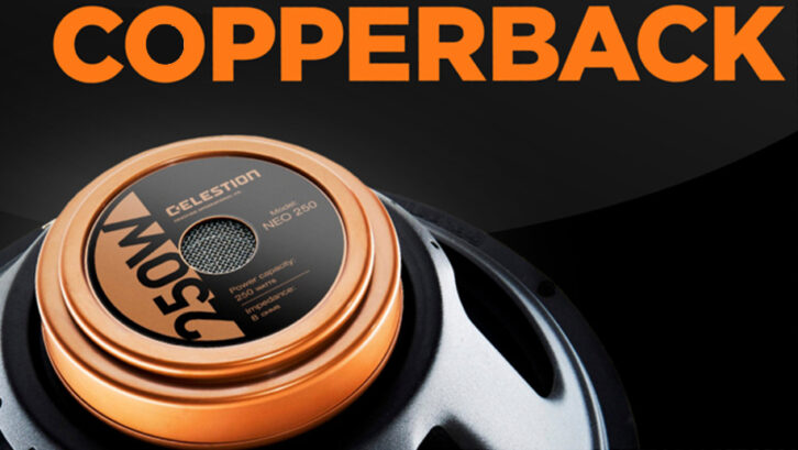 Celestion Copperback DSRs are used with the company's SpeakerMix Pro Plug-in.