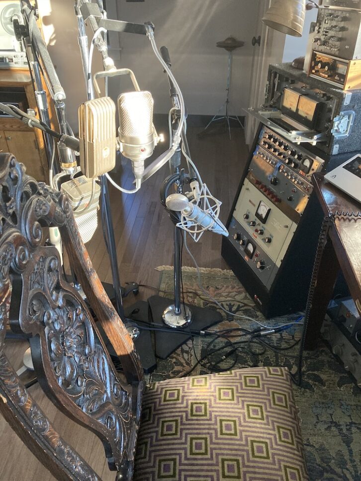 A glimpse inside Joe Henry's studio. PHOTO: Joe Henry.