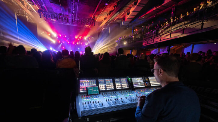 FOH Engineer Peter Thompson utilizes Soundcraft Vi7000 digital mixing console for Modest Mouse's  Lonesome Crowded West tour.